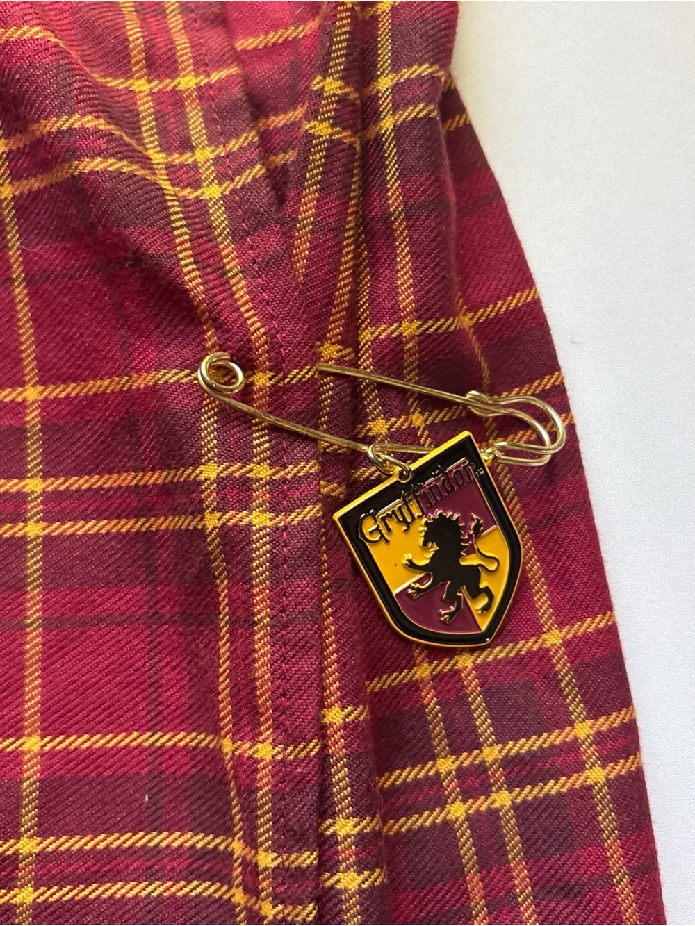 Women’s Plus Harry Potter Gryffindor House School Pleated  Skirt Size‎ 1x - Picture 2 of 5